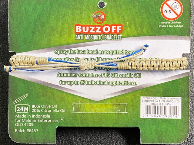 Citronella Mosquito Bracelet