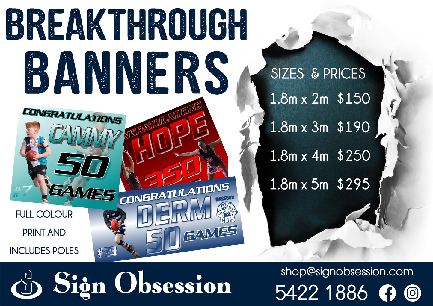 Break Through Banners