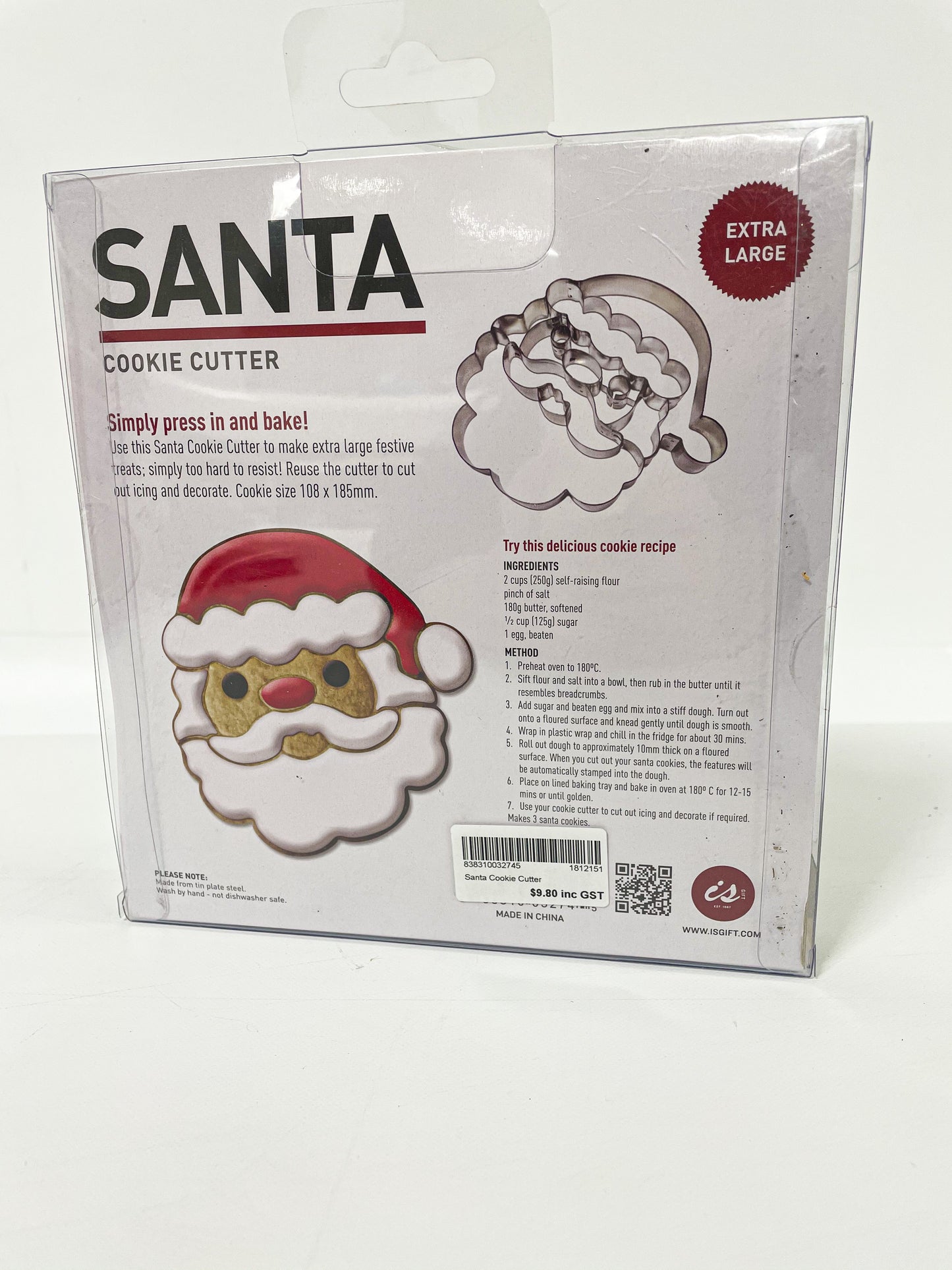 Santa Cookie Cutter