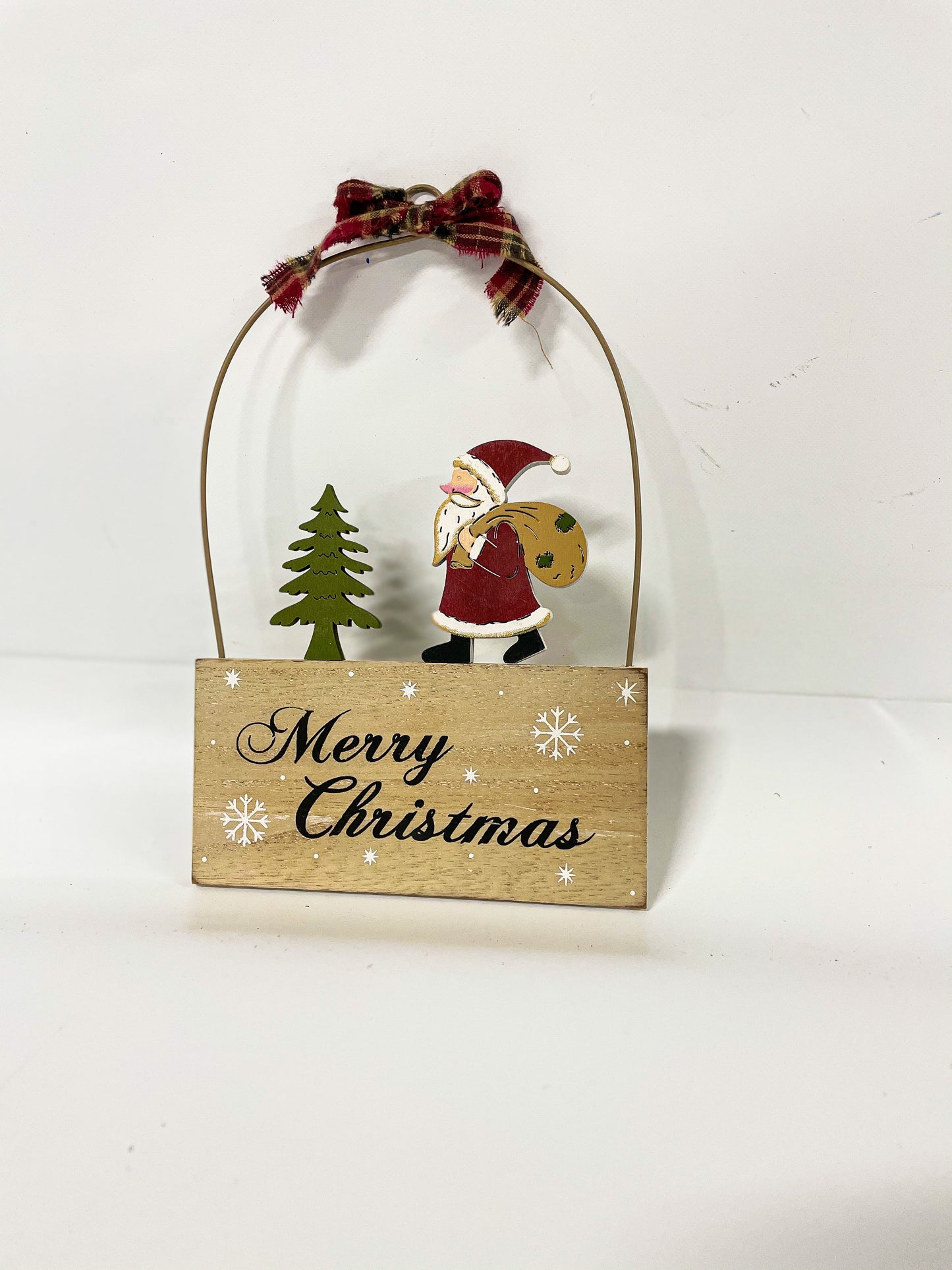 Hanging Santa Sign