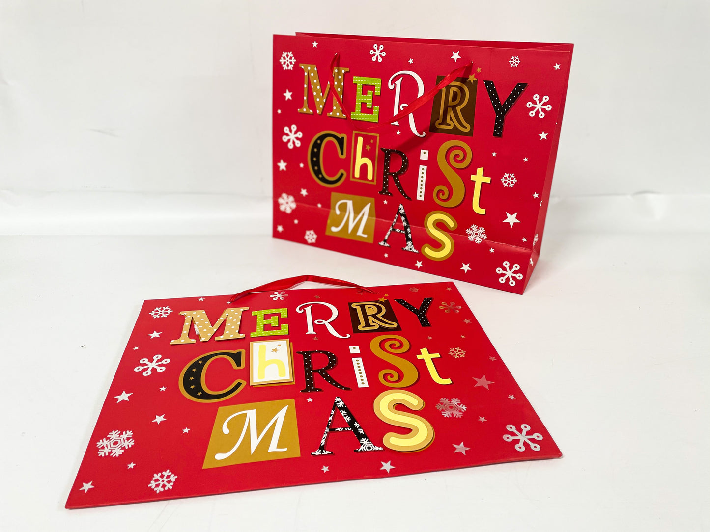 Re-Useable Christmas Bag - Red