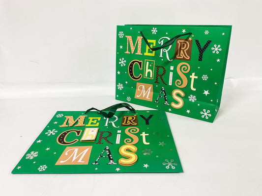 Re-Useable Christmas Bag - Green